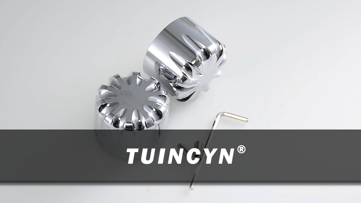 Amazon.com: TUINCYN Motorcycle Chrome Front Axle Cover Cap Nut