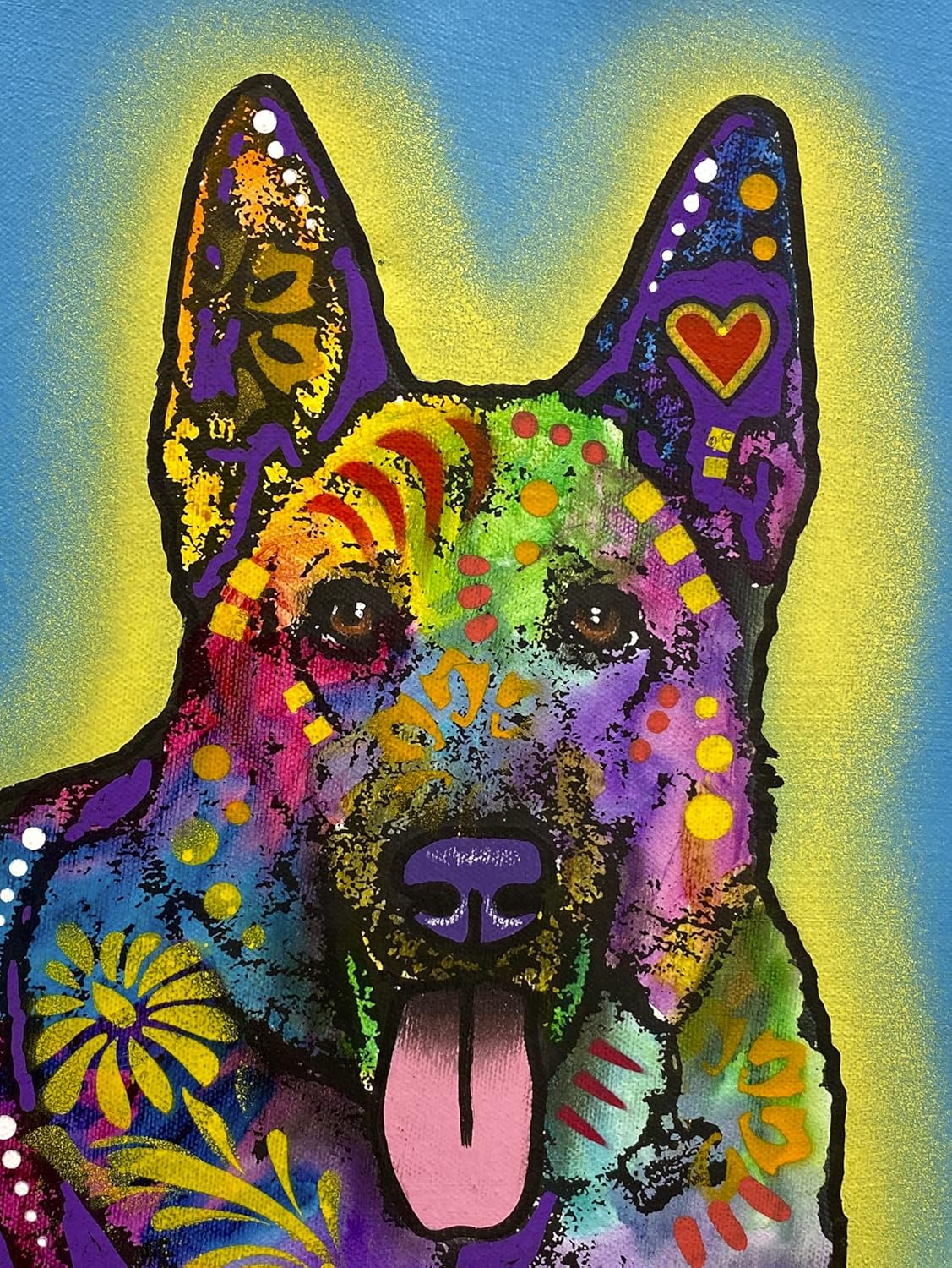 German Shepherd - Best of Breed Dean Russo House Flag 28" x 40"