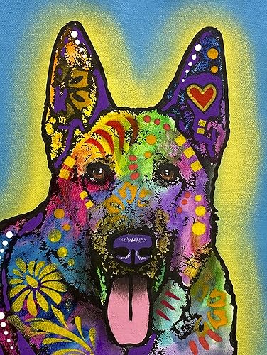 Bandera de jardín de pastor alemán Best of Breed Dean Russo de 12 x 17 pulgadas