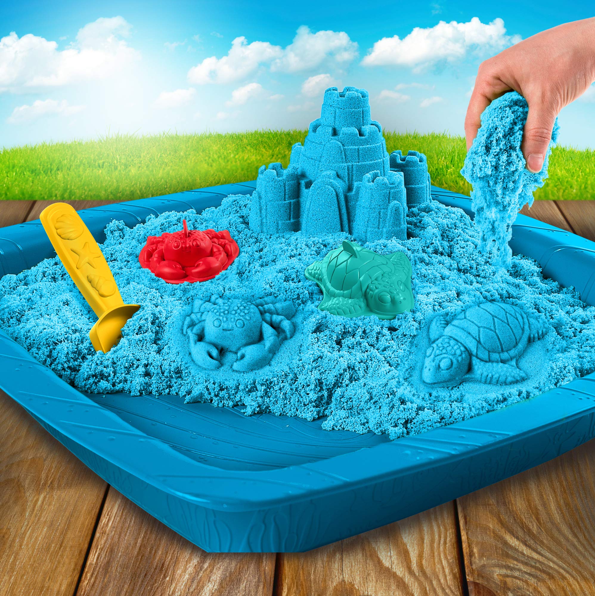 Kinetic Sand Bizak Kinetic Sand Playset Castillo Arena Kinética 61921402 , color/modelo surtido