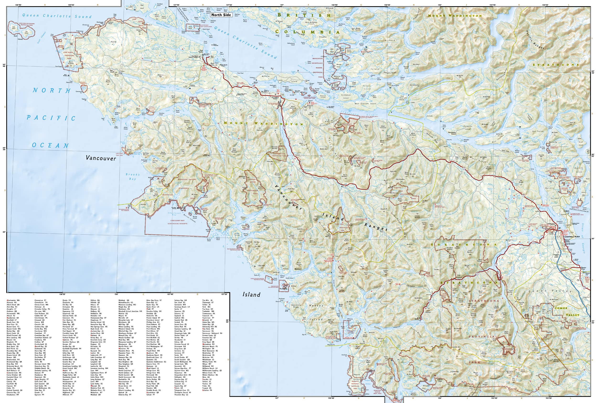 Vanvouver Island: Adventure Maps (National Geographic Adventure Map, Band 3128)