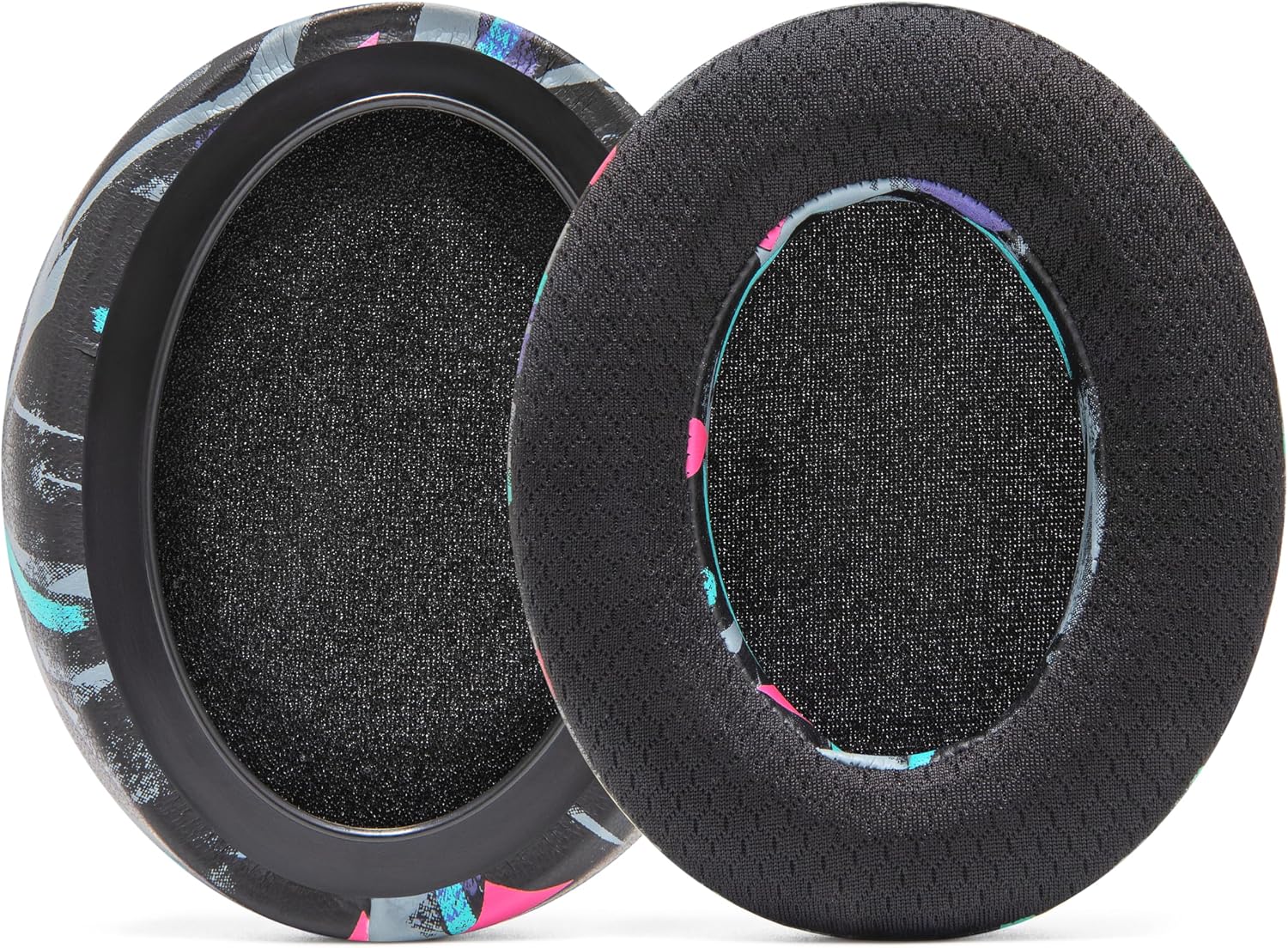 WC Freeze HD6XX - Cooling Gel Earpads for Sennheiser HD6XX, HD58X, HD600, HD650, HD660S, HD660S2, HD580, HD565 & More, Made by Wicked Cushions | Extra Comfortable and Cool | 90's Black