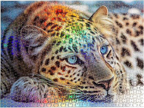 Pixlora 1000 Piece Puzzle for Adult, Premium Jigsaw Puzzles, Leopard Puzzle, Act