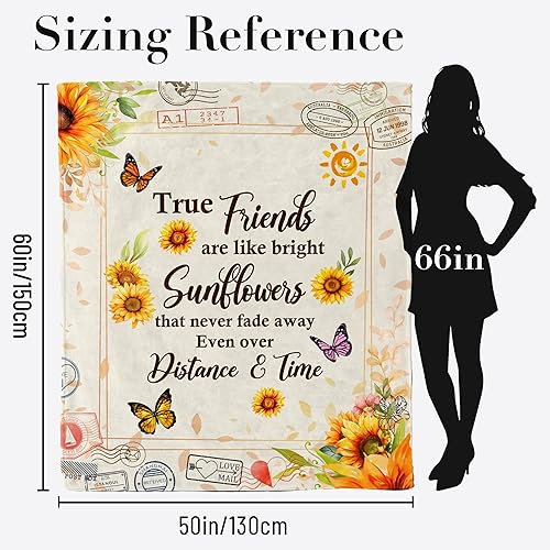 Miniatura 4 de Regalos de amistad para mujeres, regalo de cumpleaños para mejor amiga, regalos para amigas, mantas de cumpleaños para mujer, manta de cumpleaños de