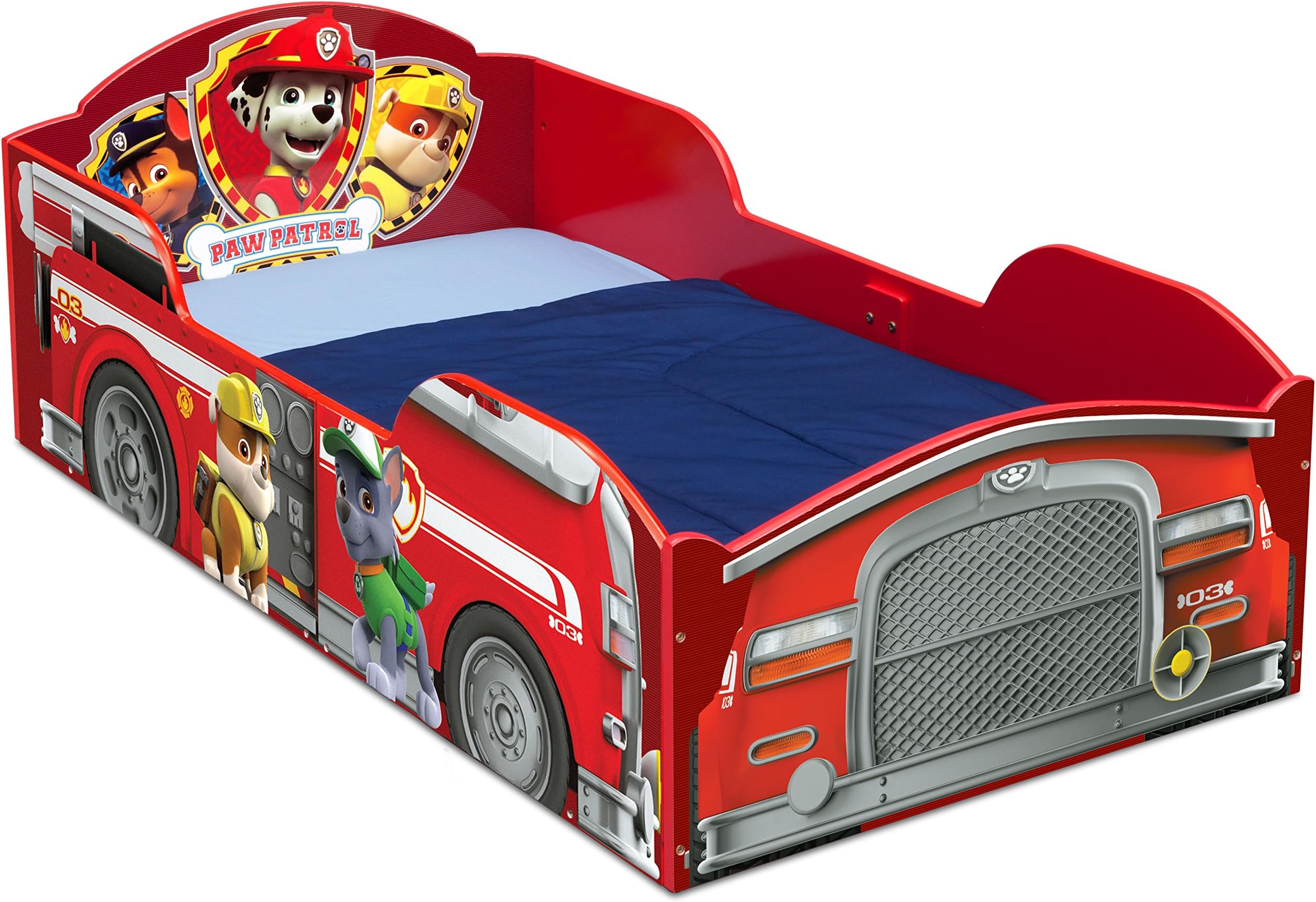 Wood Toddler Bed - Greenguard Gold Certified, Nick Jr. PAW Patrol