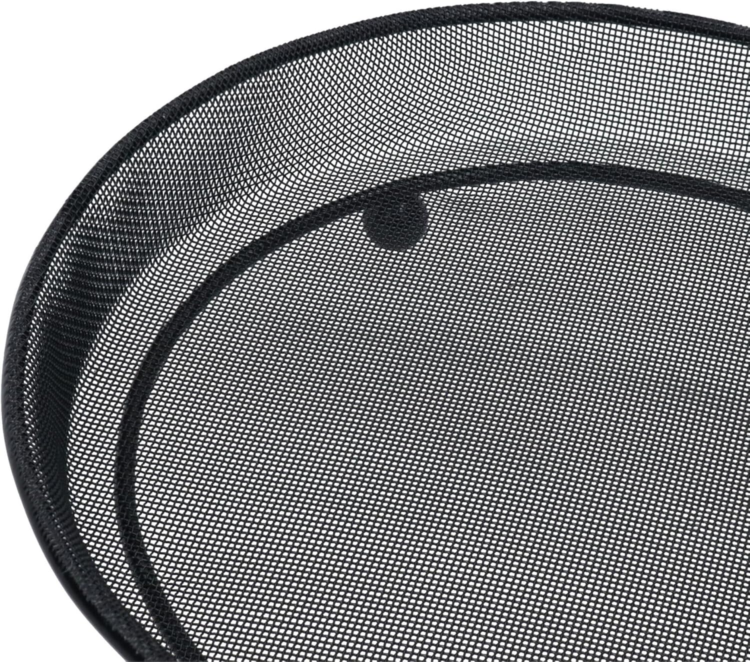 AB TOOLS Heavy Duty Black Mesh Metal Ground Wild Bird Feeder Feeding Tray 22cm