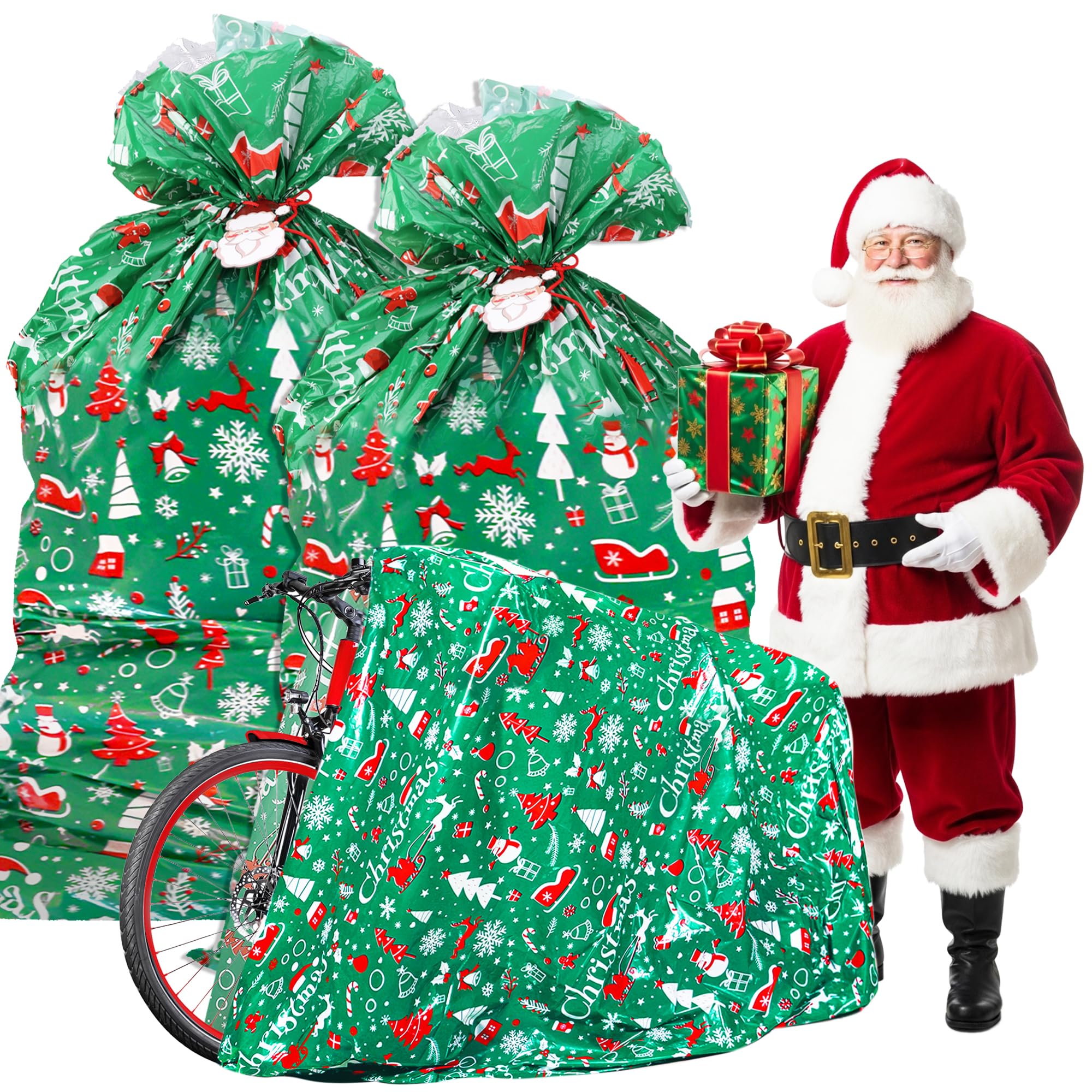 Amazon.com: Aboofx Extra Large Christmas Bags Bike Bag, 80