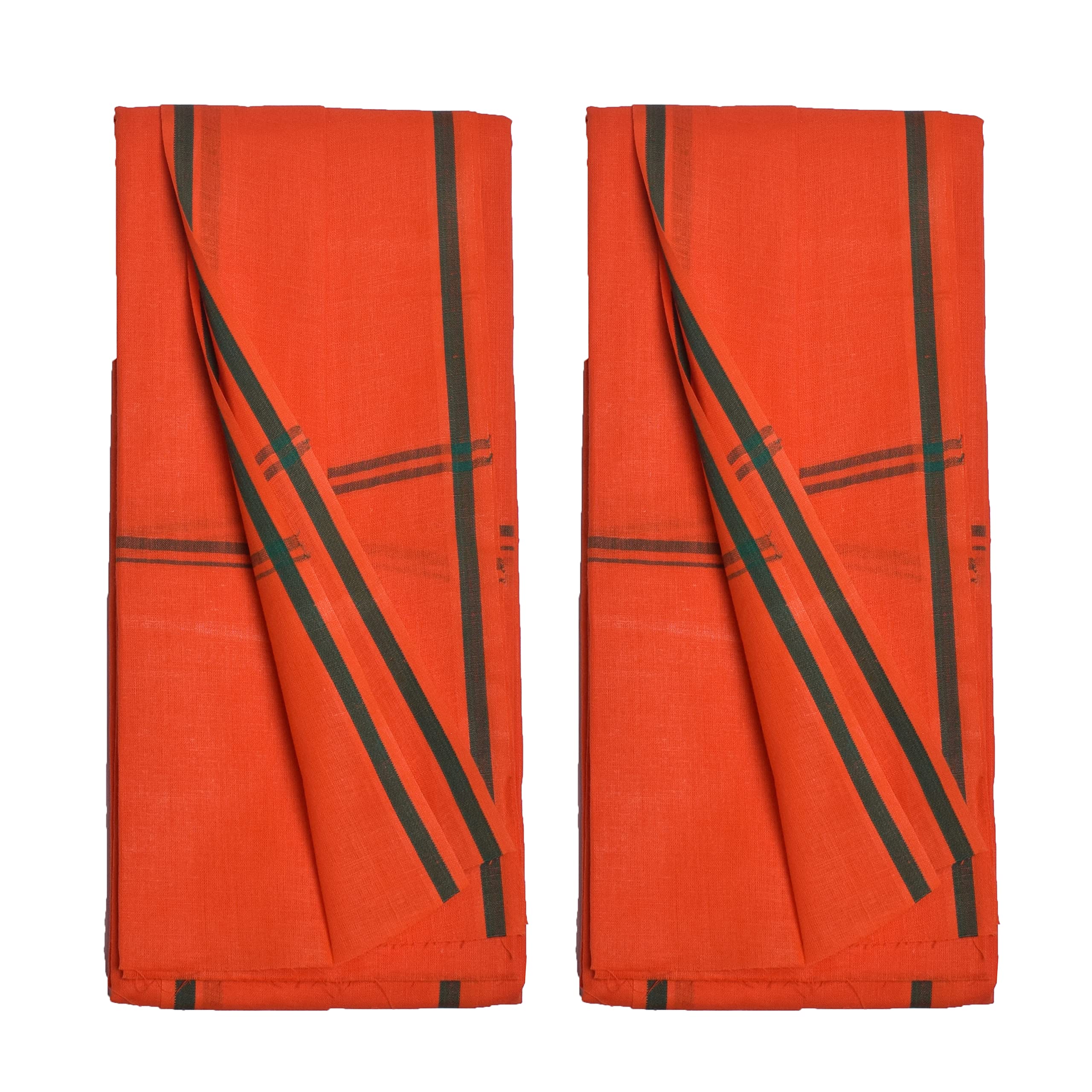 khillayox gamcha pure cotton gamosa of bengal for men, set of 2