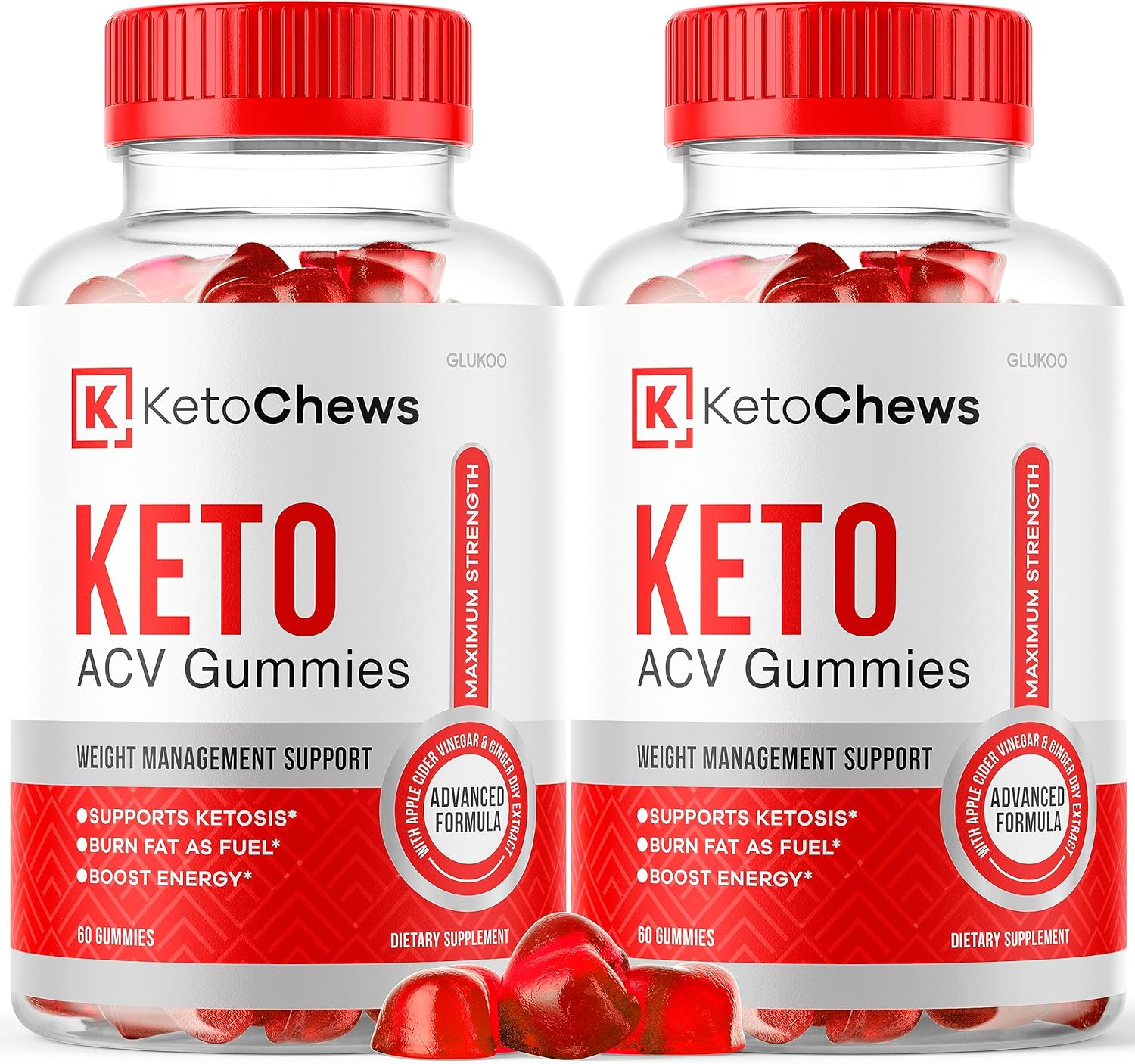 (2 Pack) Keto Chews ACV Gummies, Keto Chews for Weight Loss