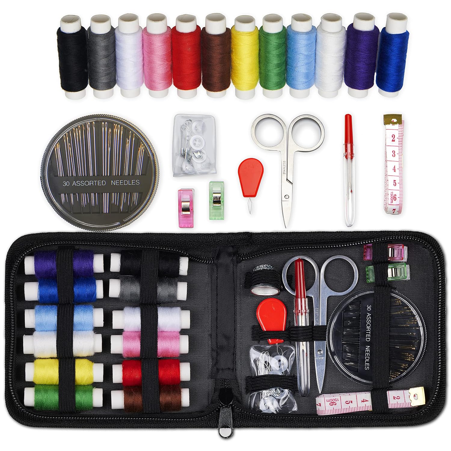 ARTIKA Travel Sewing Kit, 59-Piece Portable Set