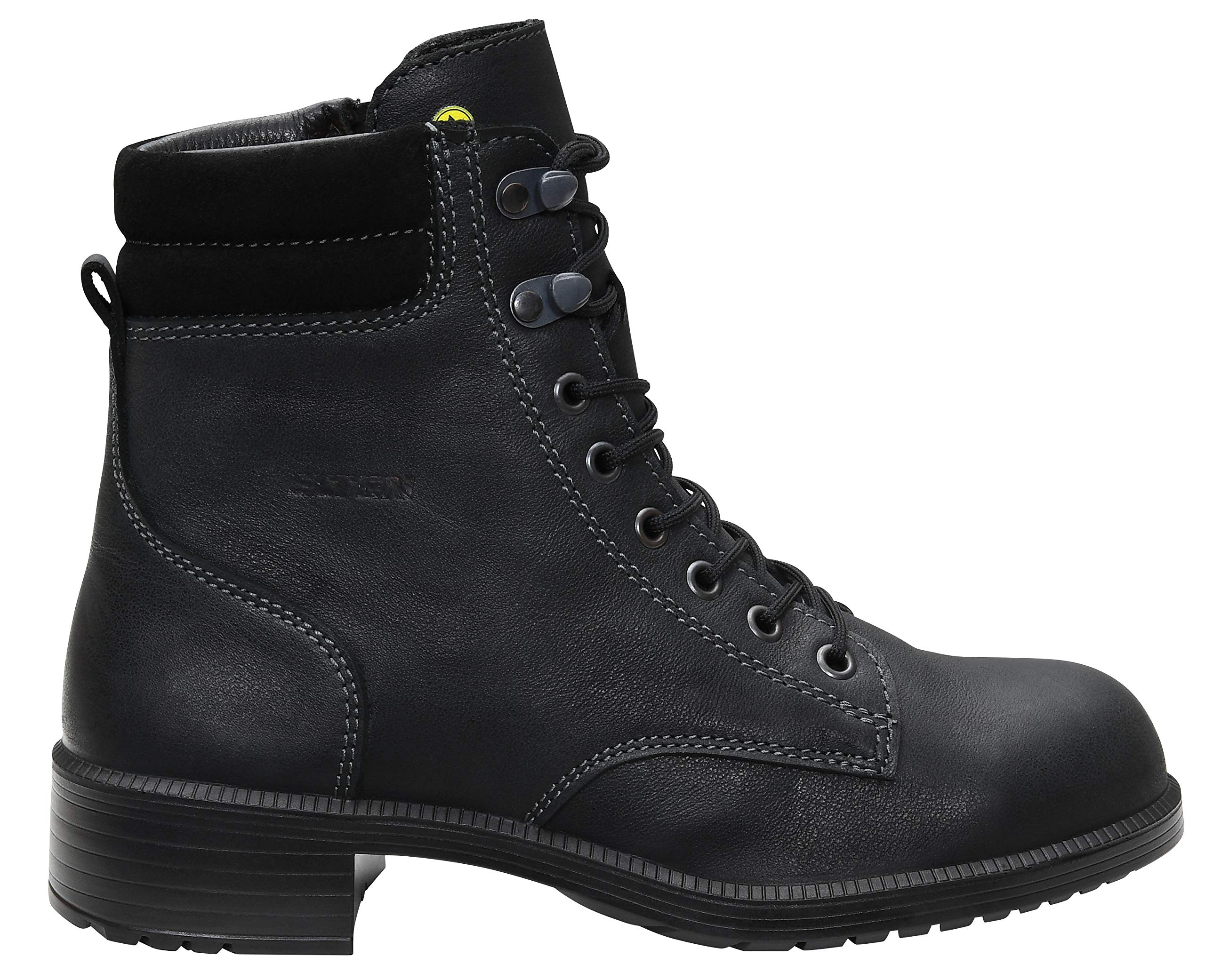 ELTEN NIKOLA black Mid ESD S2 | Sicherheitsschuhe für Damen & Herren, Stahlkappe, leicht, atmungsaktiv, Gr. 38