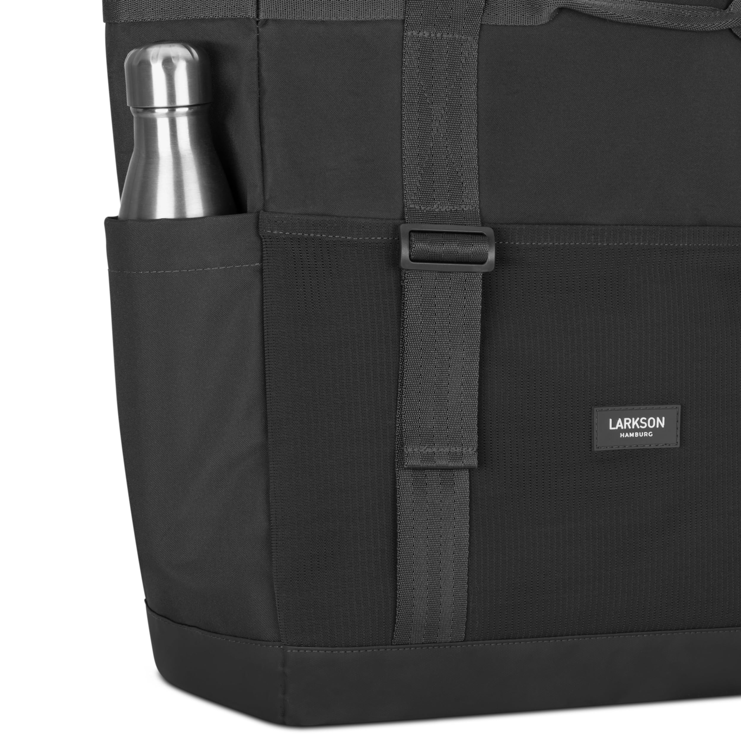 LARKSON Cabas Femme Homme - Smilla - Sac de Plage Grand Format Pour Vacances, Sport, Voyage - Sac Fourre Tout avec Fermeture Éclair - Tote Bag Hydrofuge