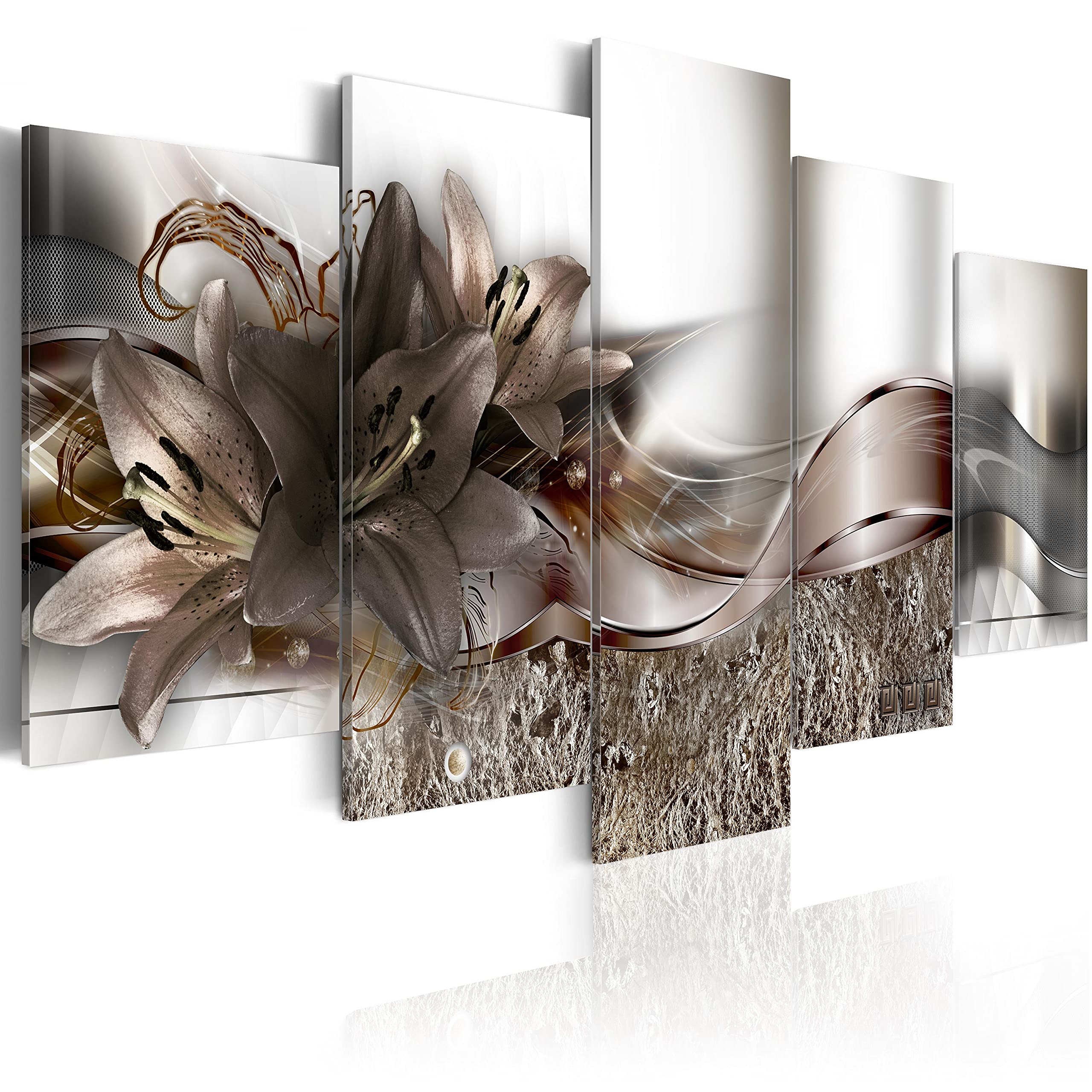 B&D XXL - Acrylglasbild Geschenke Heimdekoration, 200x100 cm, 5-teilig | Hochwertige Leinwand, sofort aufhängbar, ideal fürs Wohn- oder Schlafzimmer, wasserfest und lichtecht, langlebig, stilvoll