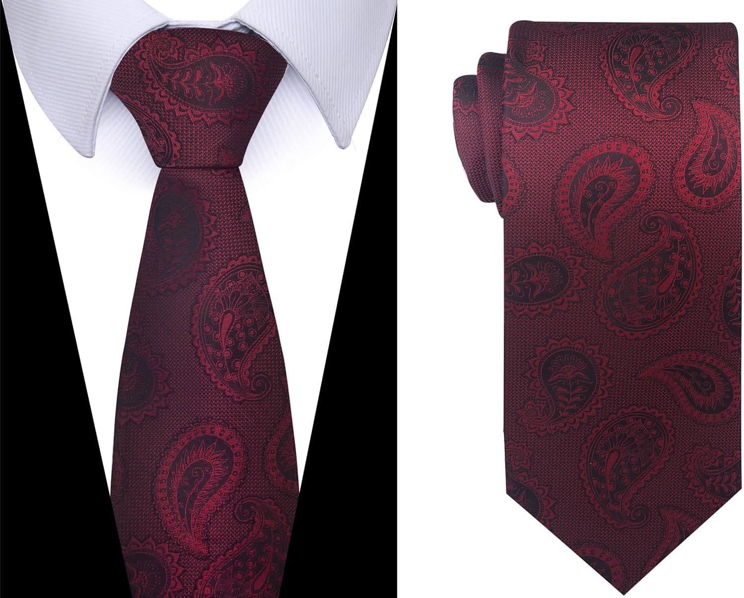 joy alice Tie For Men 6 PCS Necktie Woven Jacquard Neck Ties Set