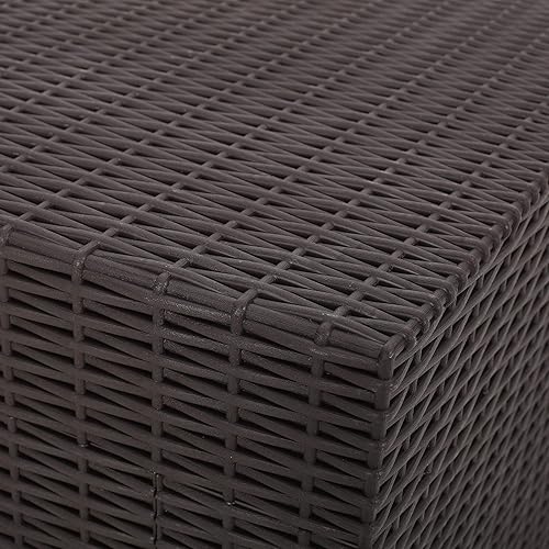 Miniatura 8 de Christopher Knight Home 311155 OUTRDOOR Mesa auxiliar, marrón oscuro