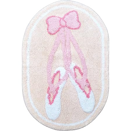 Amazon.com: Hand Tufted Ballerina Bedroom or Bathroom Rug - 30x20 in ...
