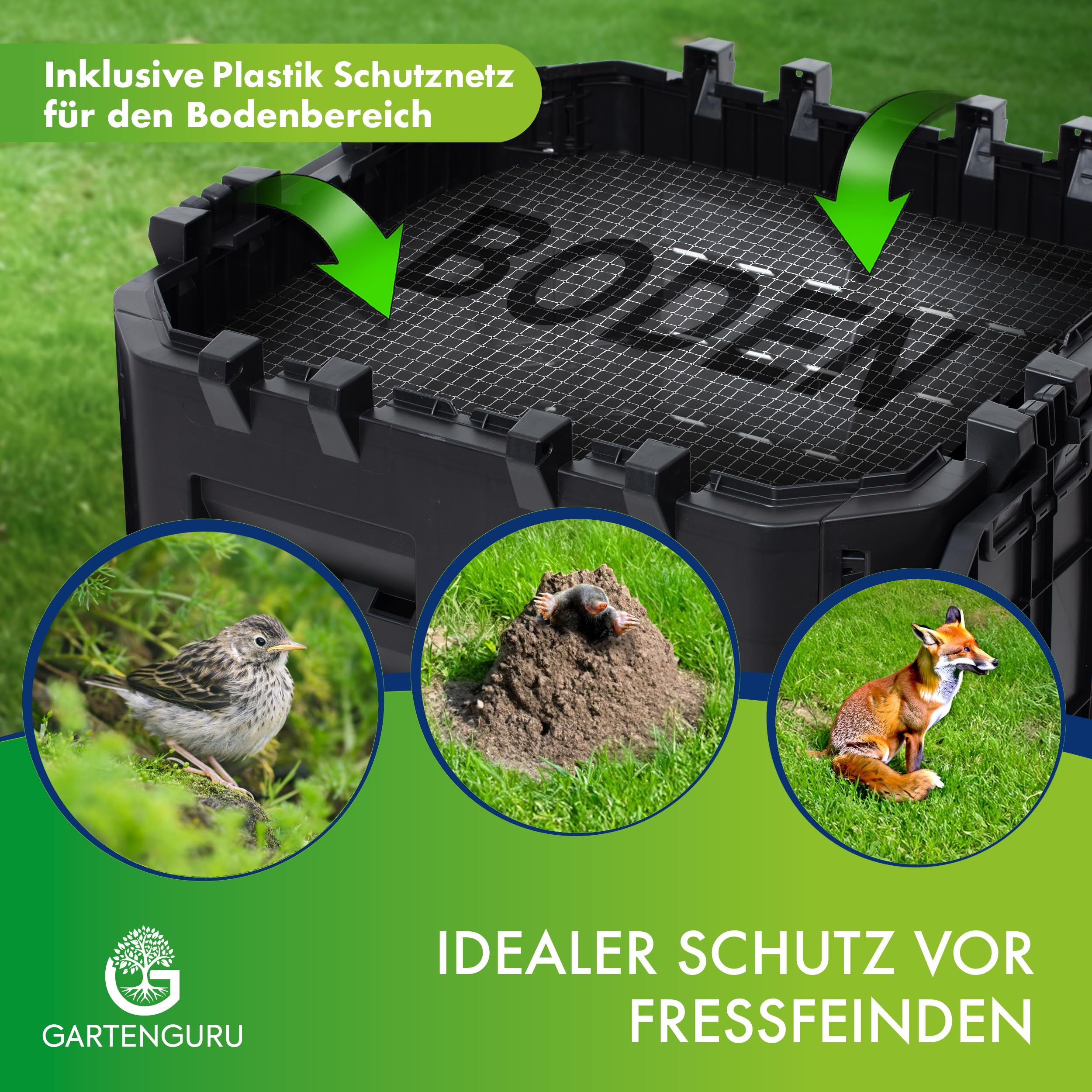 CStern Tuincompostbak, snelcompost, stand-up compostcompostbak met