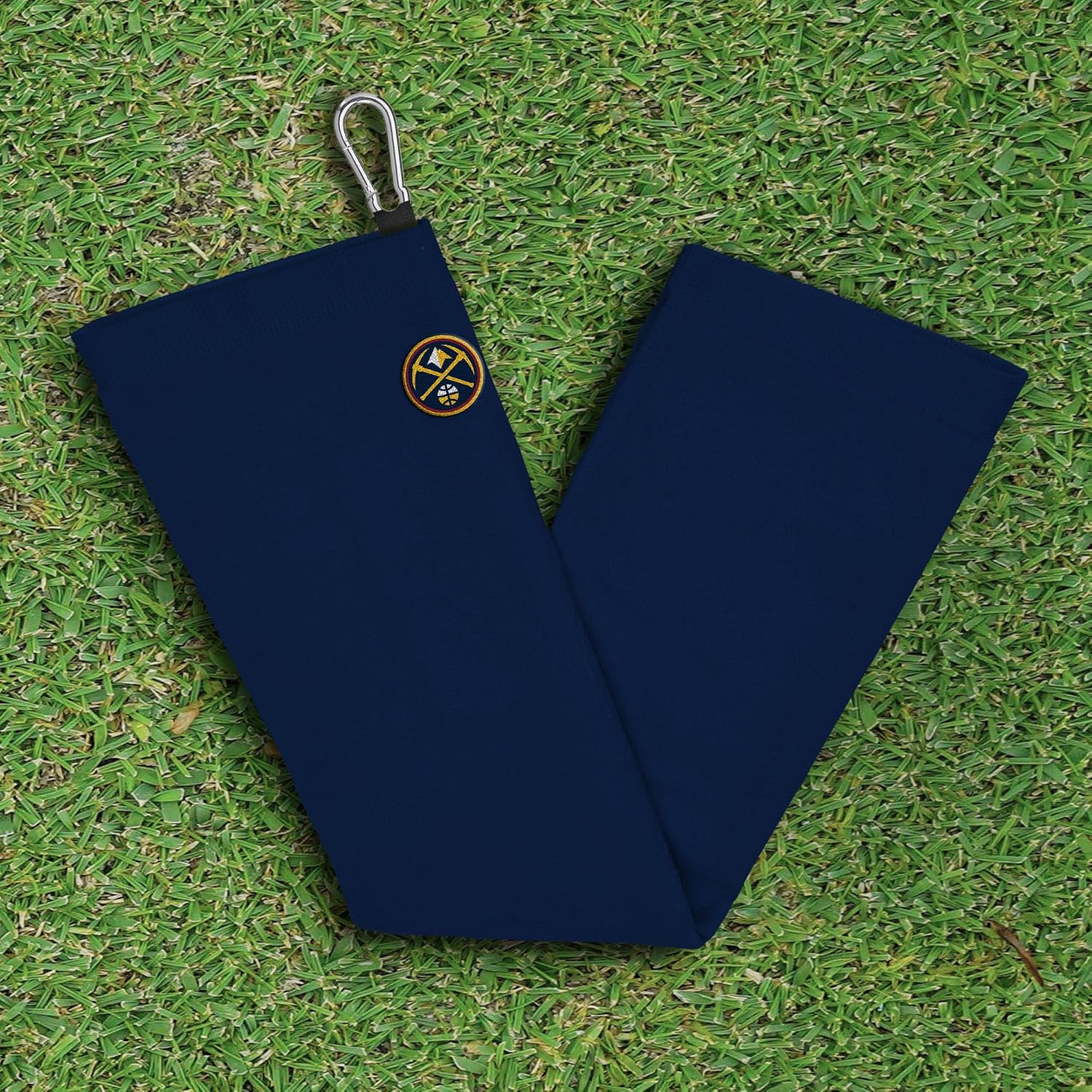 NORTHWEST Denver Nuggets NBA Team Logo Micro Fiber Tri-Fold Golf Towel 16 x 24 Inches
