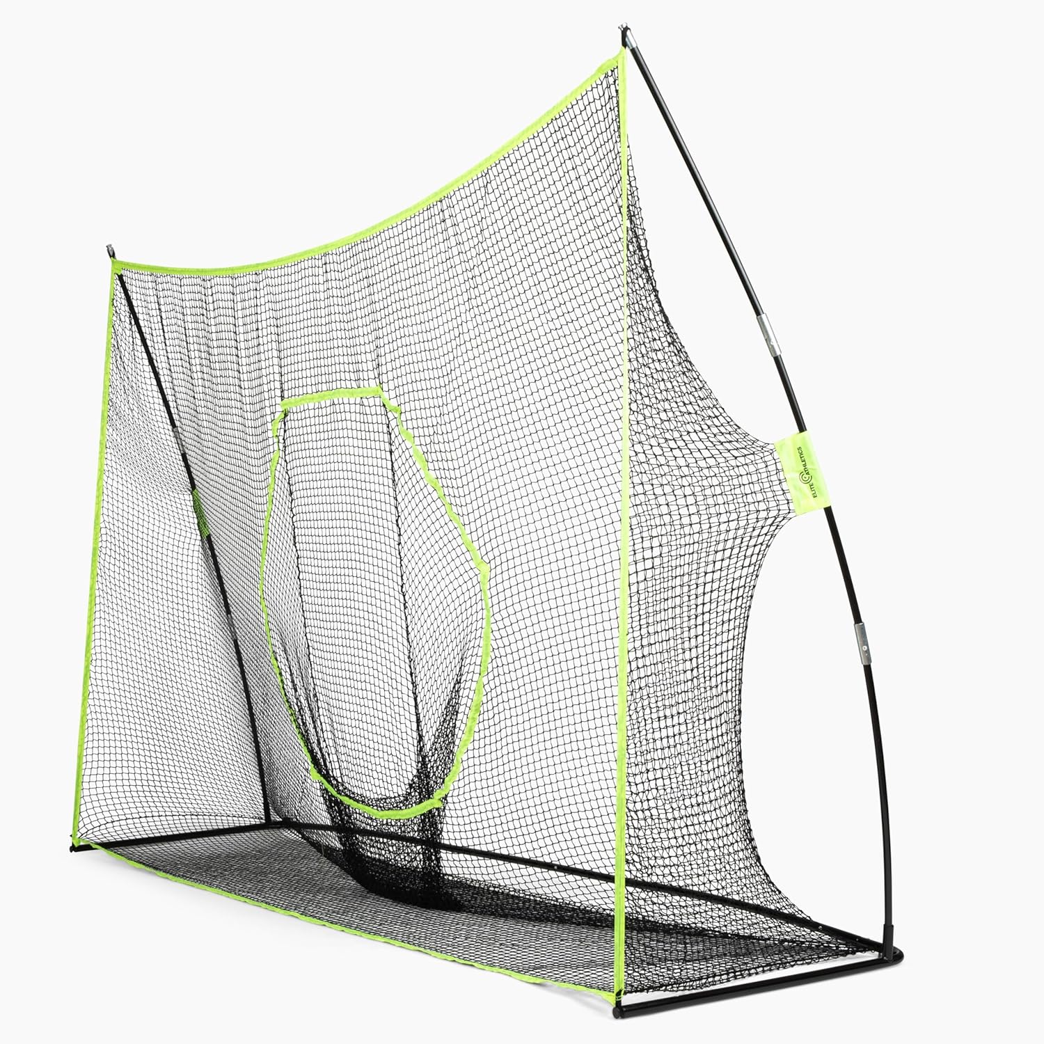 Square Golf Net, 10 x 7 ft Practice and Chipping Net With Target Pocket and Carry Bag for Backyard, Garage, and Indoors