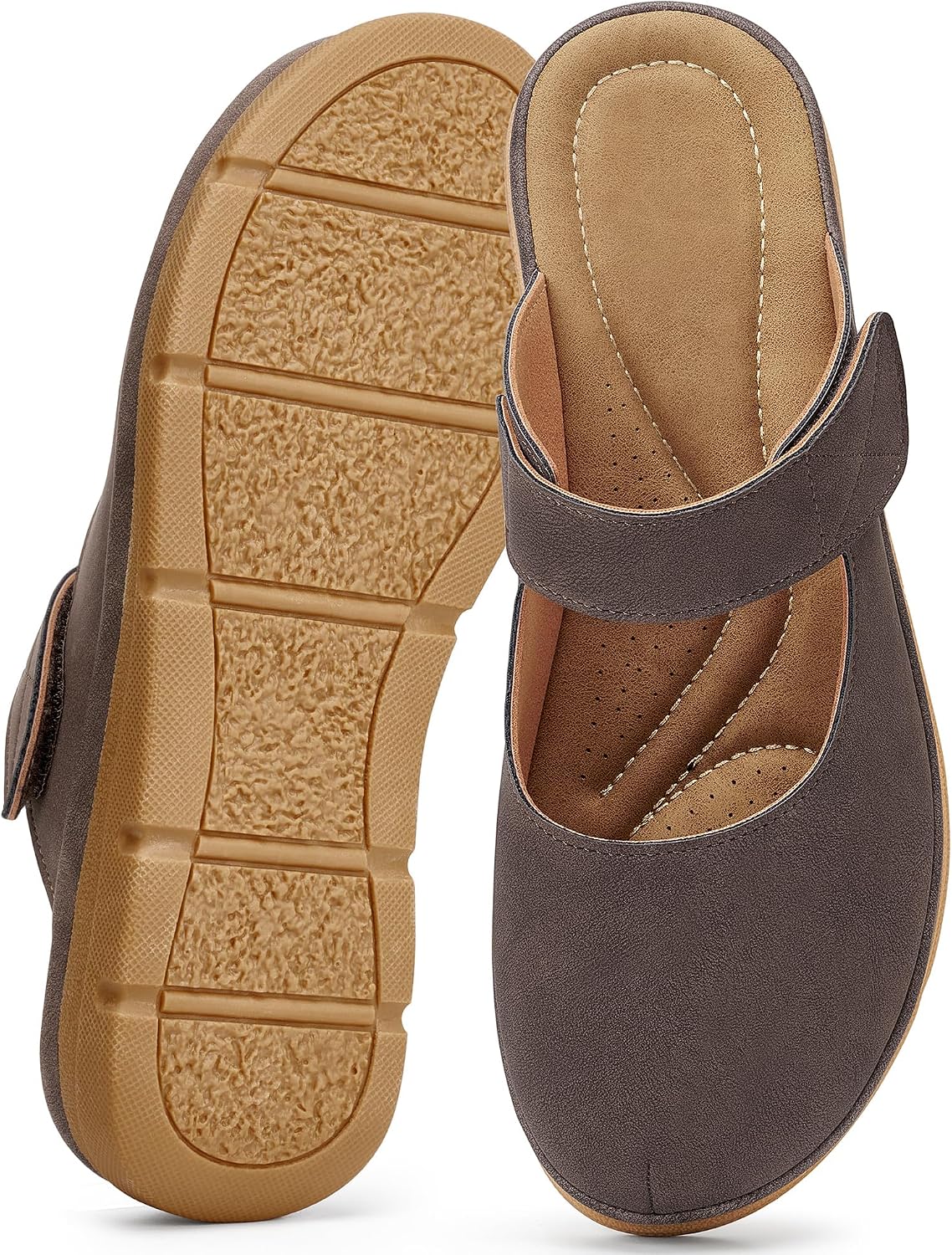 Alicegana Dressy Summer Mules for Women: Comfortable Closed Toe Sandals