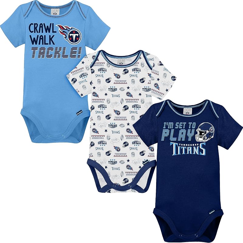Body Gerber NFL Baby 3-Pack Manga Corta Onesie