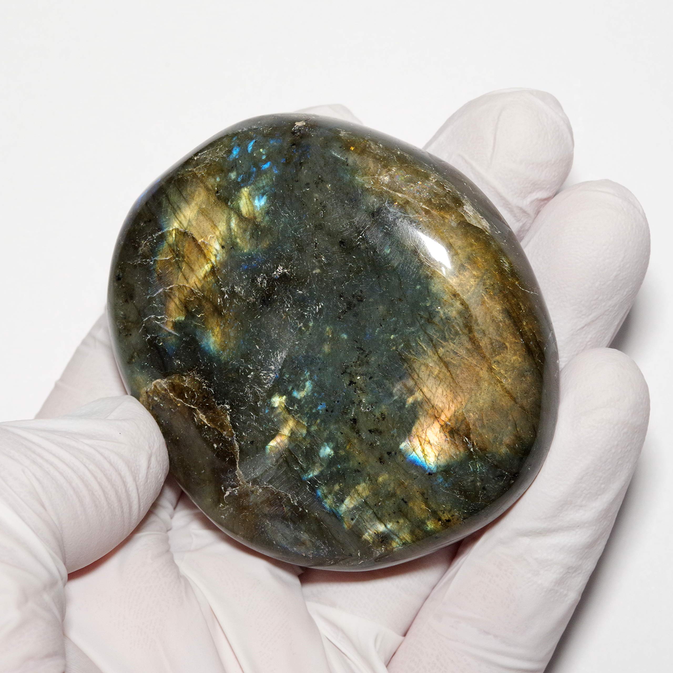 Amazon | 【N2 stone Natural】天然鉱物 ラブラドライト (曹灰長石