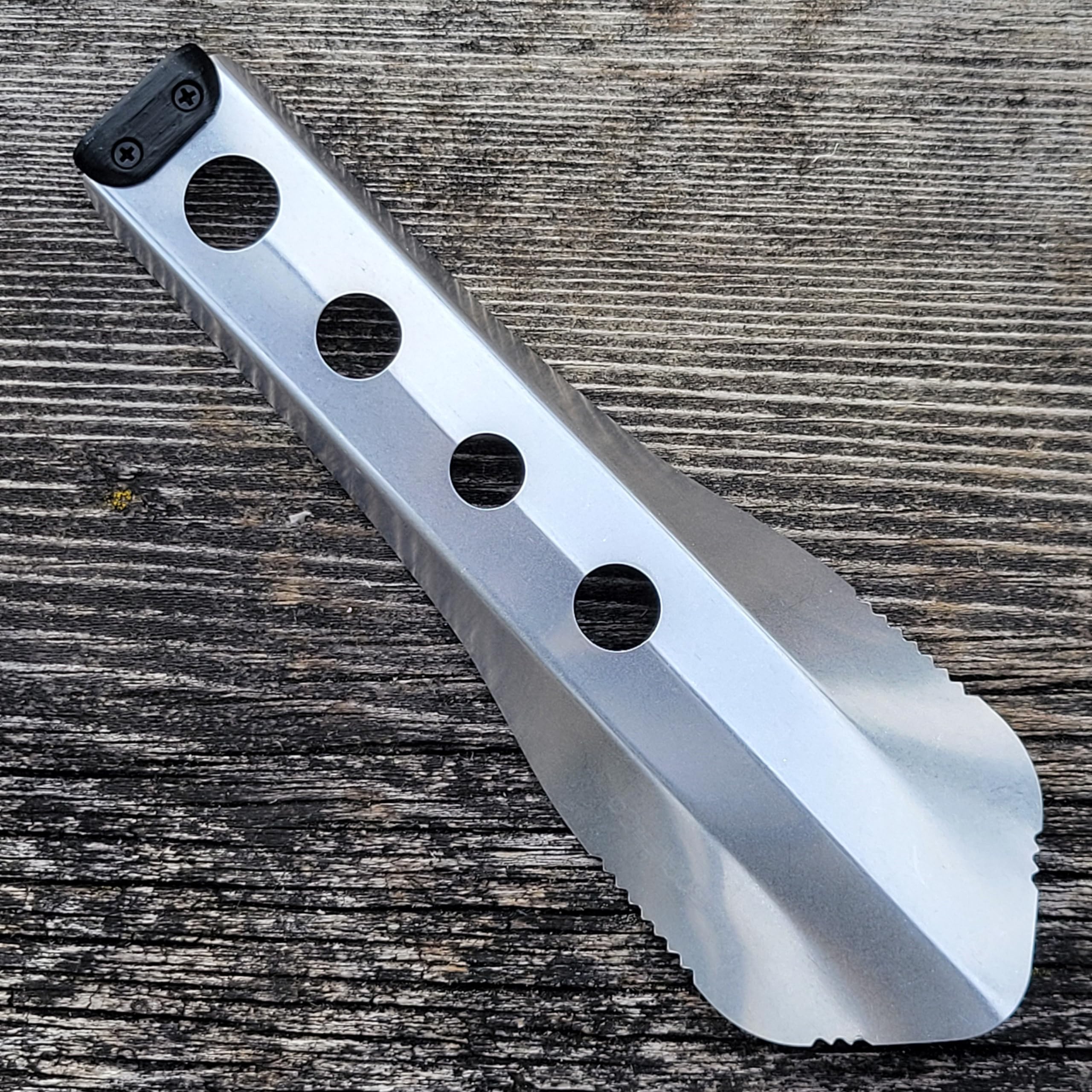 Ultraleichte Rucksackkelle, 13,5 g (Schwarz)