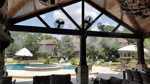 Miniatura 8 de Sistemas de ventilador de nebulización (anillo de acero inoxidable - anillo de 6 boquillas)