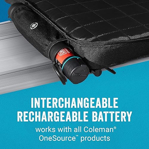 Miniatura 8 de Coleman OneSource - Asientos térmicos recargables, silla de campamento con calefacción, almohadilla para silla y asiento de estadio para descansar