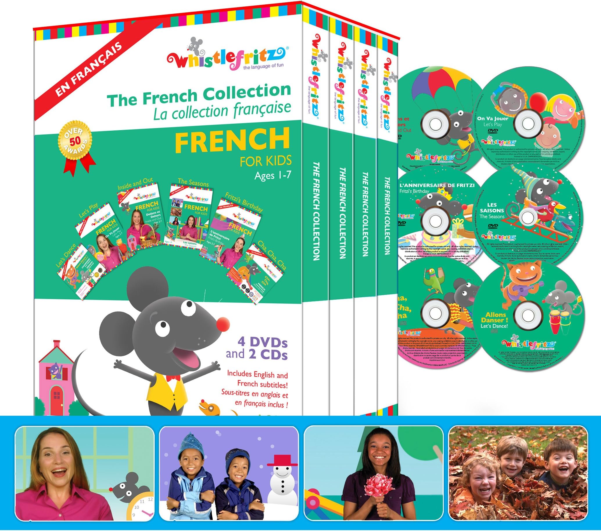 The French Collection (Gift Set of 4 DVDs, 2 CDs)