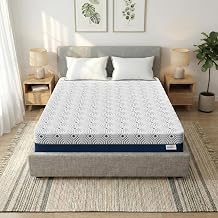Premium Orthopedic Memory Plus Double Size Mattress | Premium Viscose Fabric with Removable Cover | 10 Years Warranty | Double Size (72x48x6 inches)