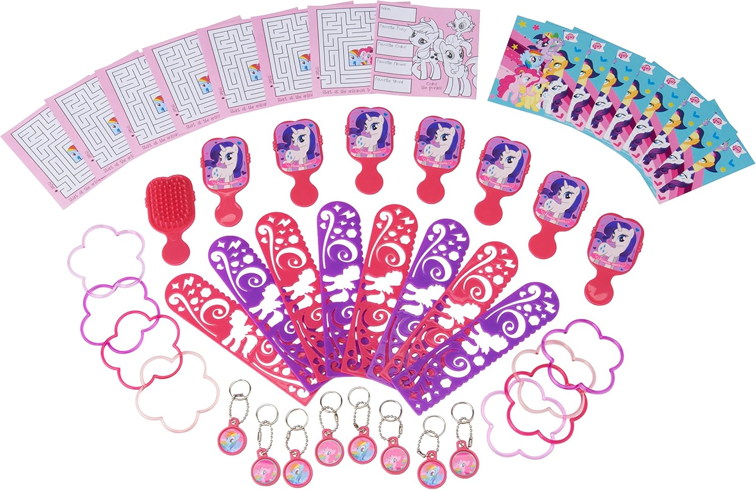 American Greetings My Little Pony Party Supplies, Party Favors Value Pack (48-Count)