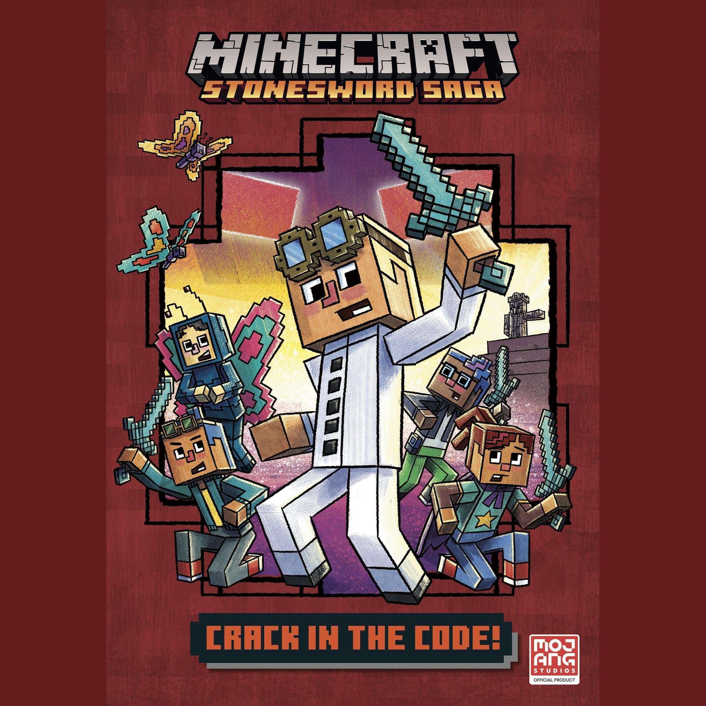 Cover art for Crack in the Code! (Minecraft Stonesword Saga #1)
