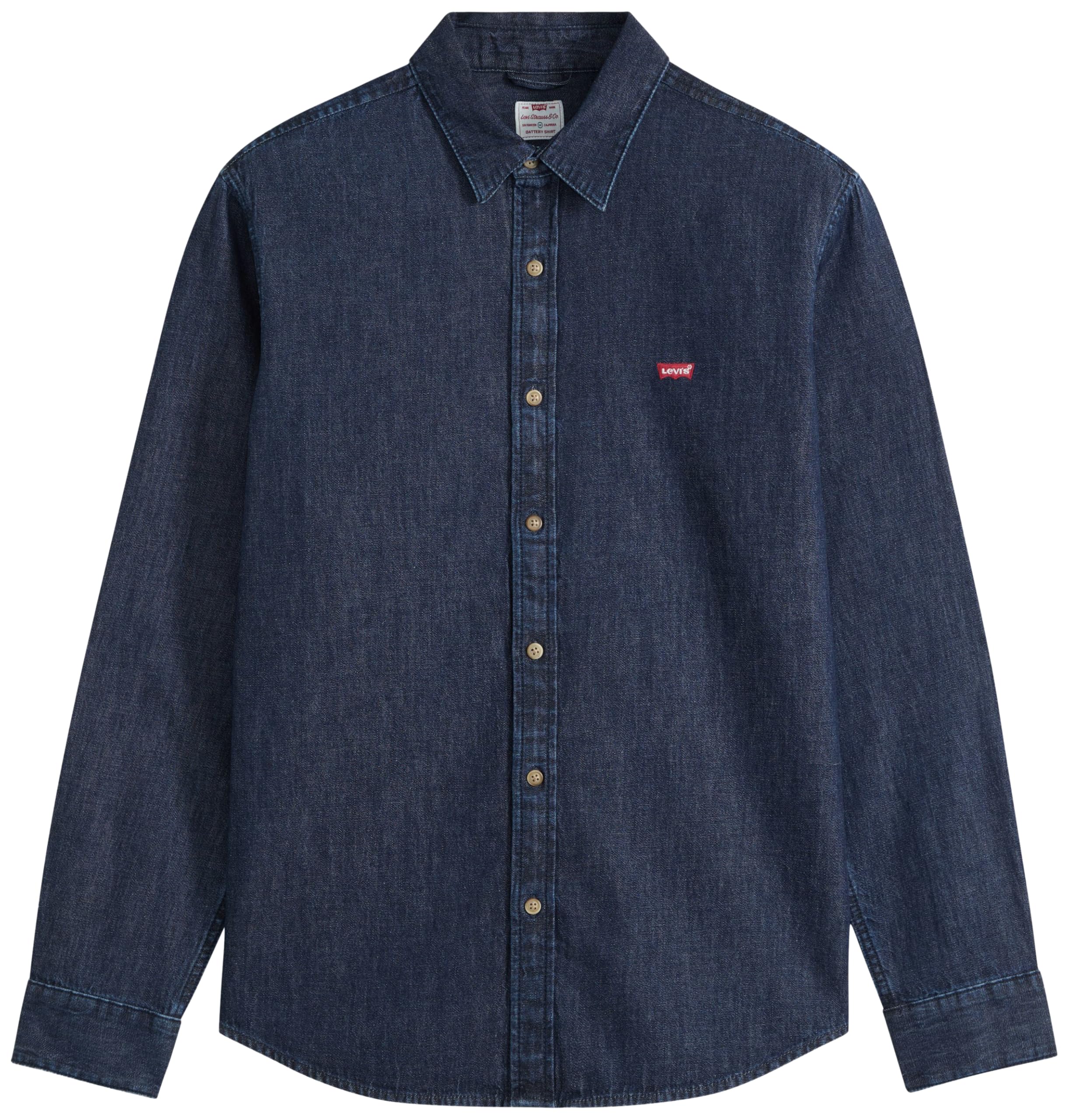 Levi's Herren Battery Housemark Standard Hemd mit Button-Down-Kragen (1er Pack)