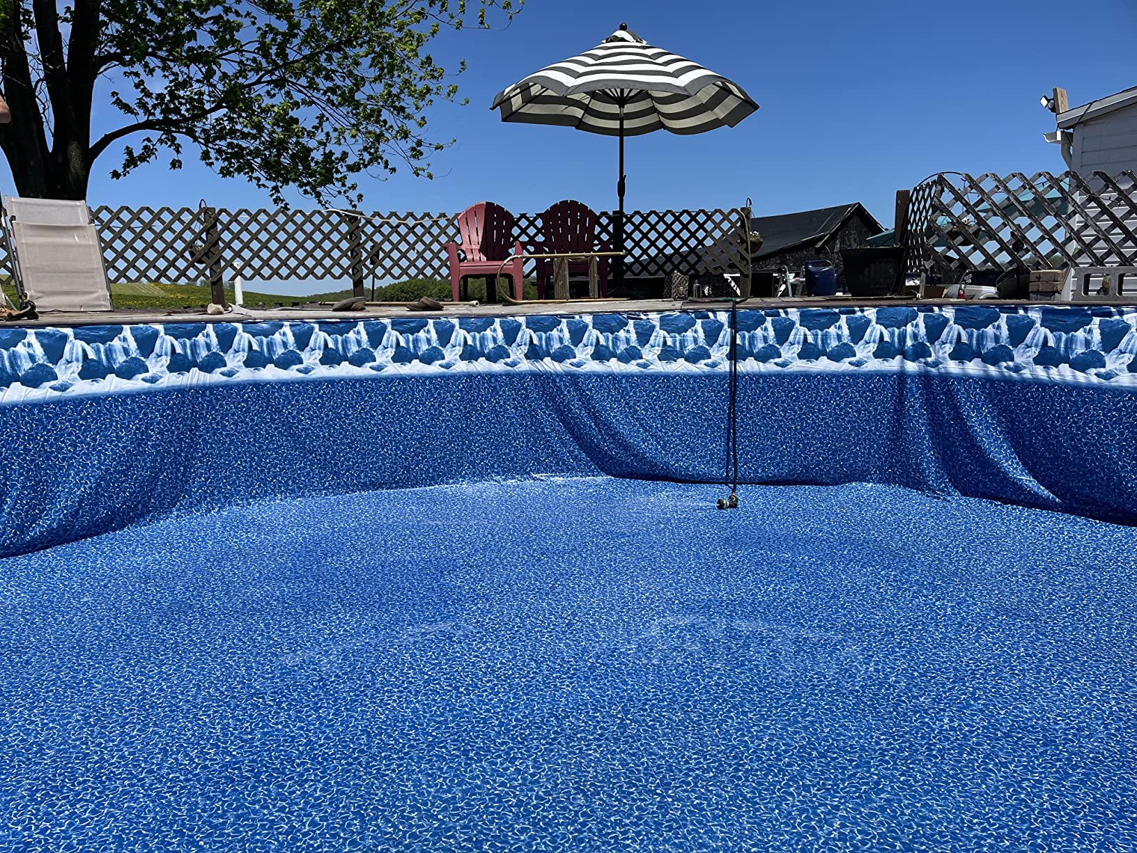32/mo Finance Smartline Swirl Bottom 24Foot Round Liner Overlap