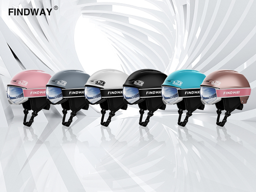 Amazon | 【スキーヘルメットとゴーグルのセット】Findwayスキー