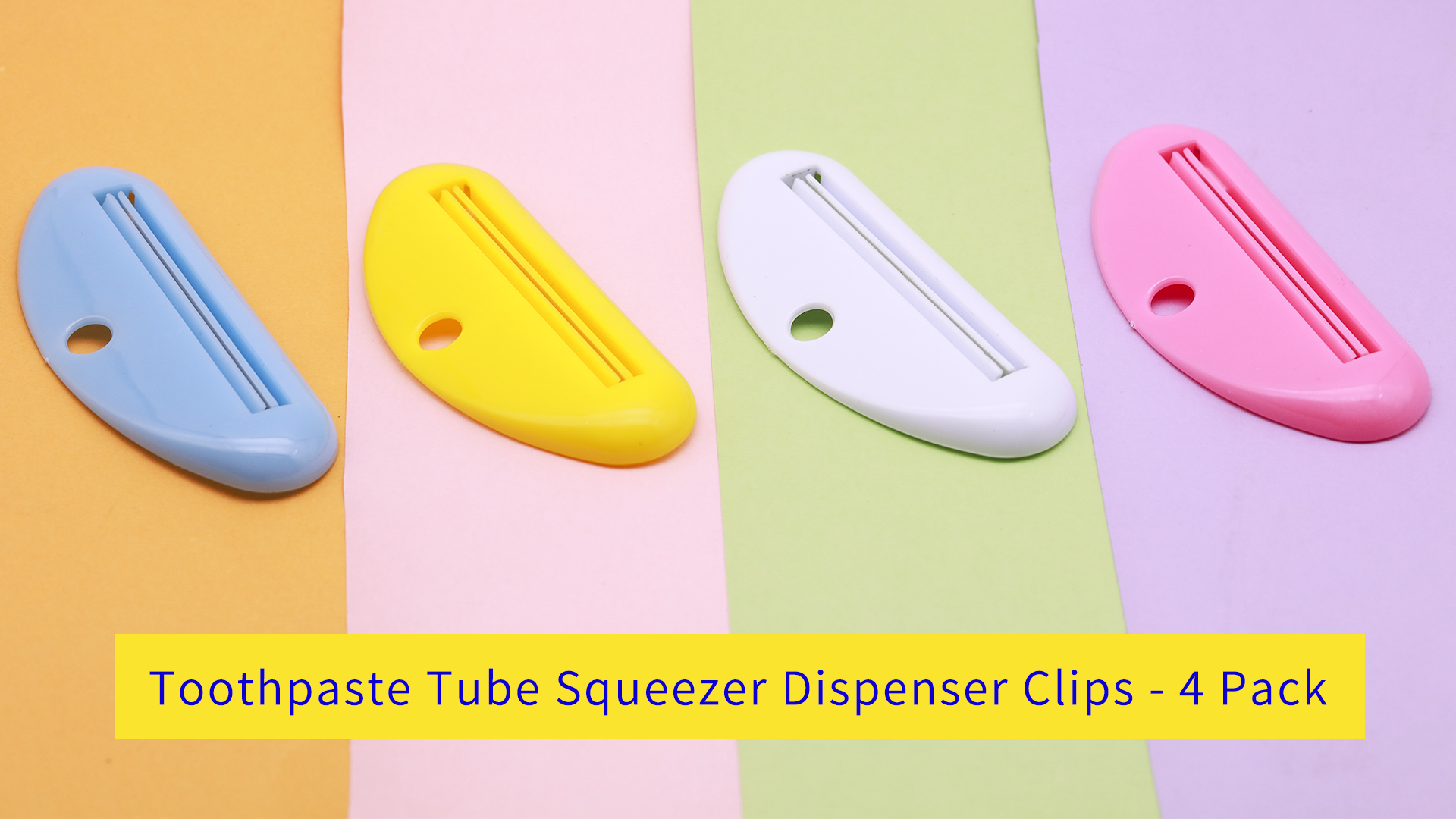 Watch Toothpaste Tube Squeezer Dispenser Clips - 4 Pack on Amazon Live