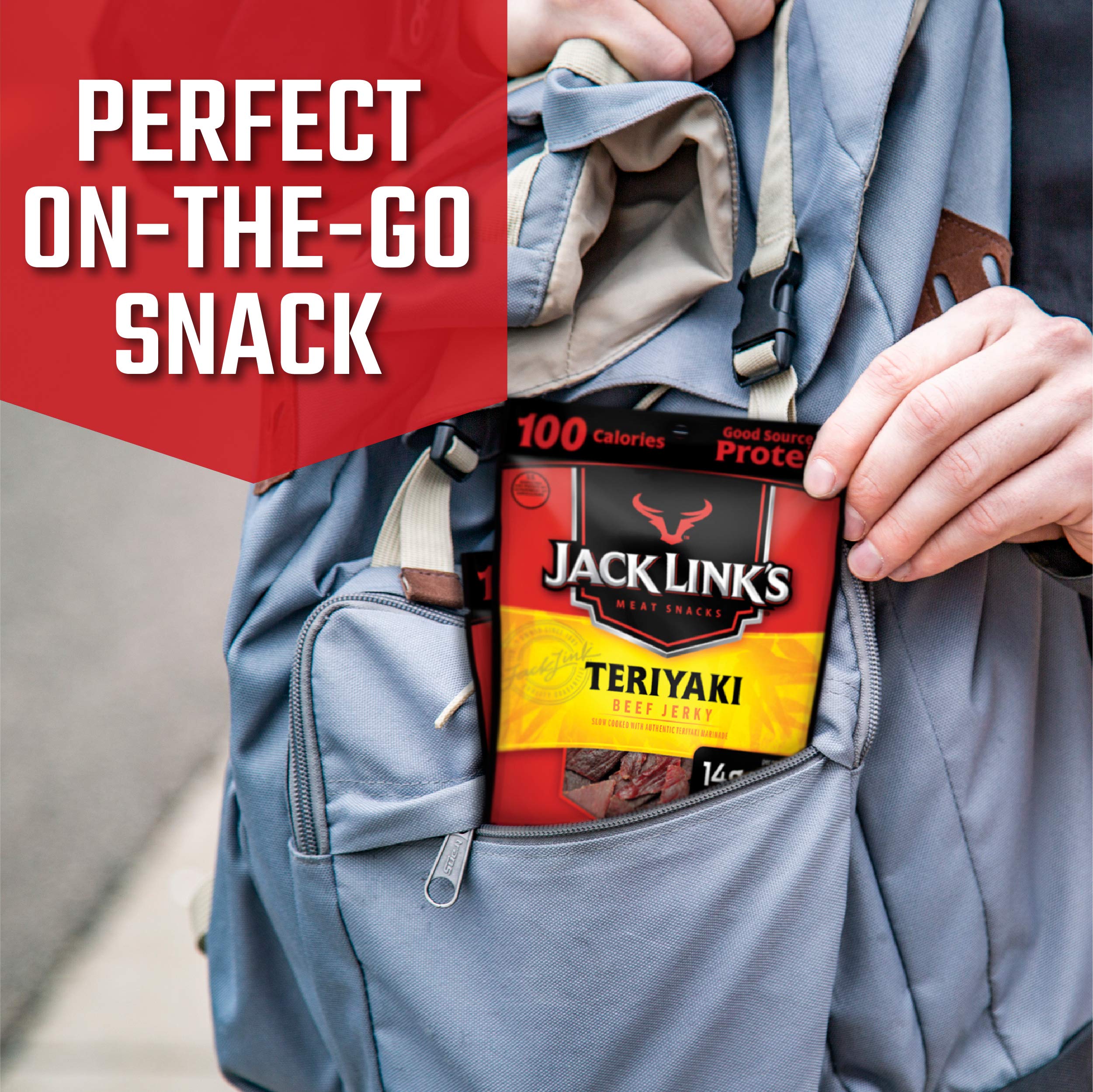 Jack Link's Beef Jerky Variety Pack Includes Original and Teriyaki