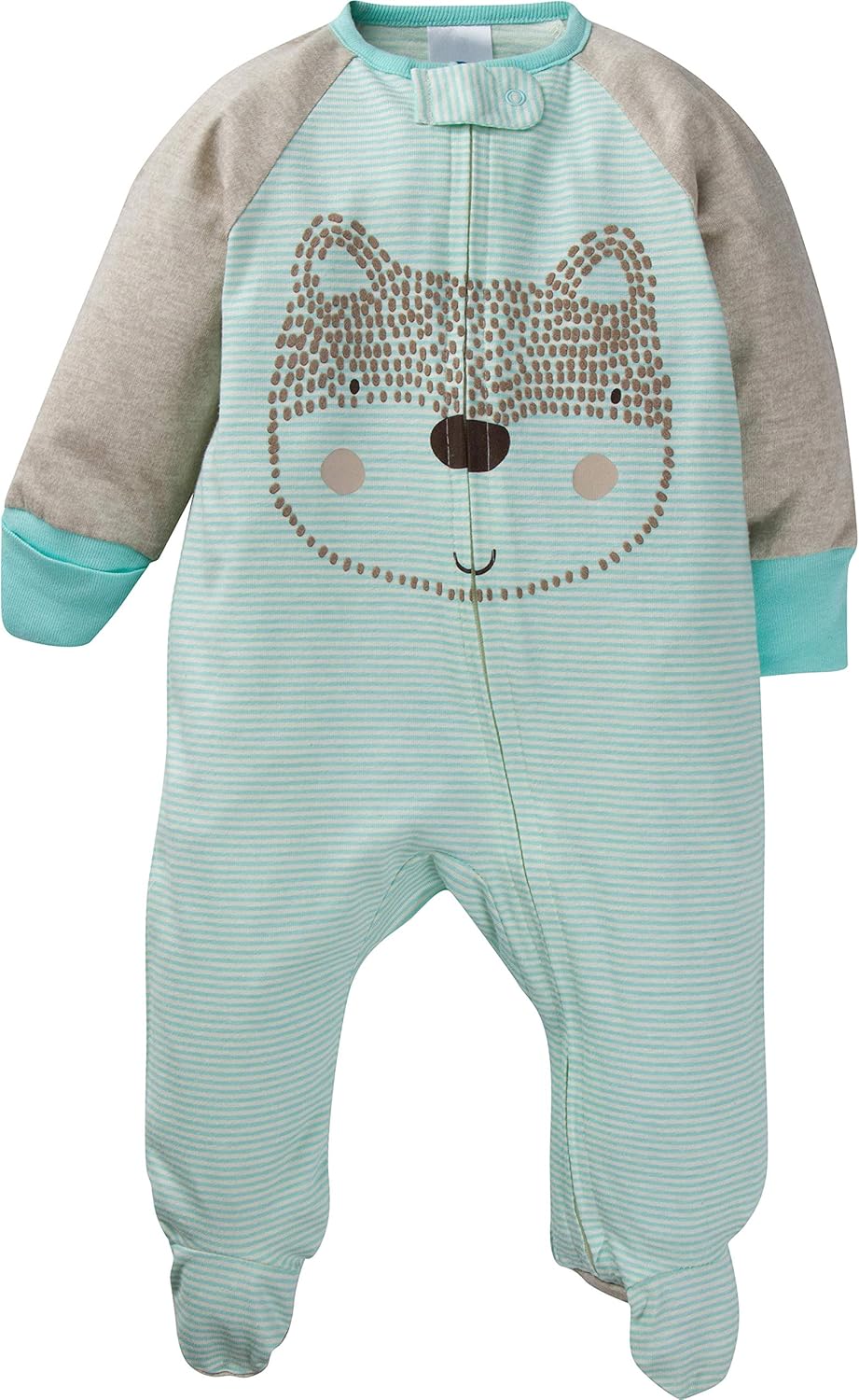 Gerber Baby Boys' 8-pack Short Sleeve Onesies and 4-Pack Sleep 'N Play Clothing Bundle, Fox, 3-6M