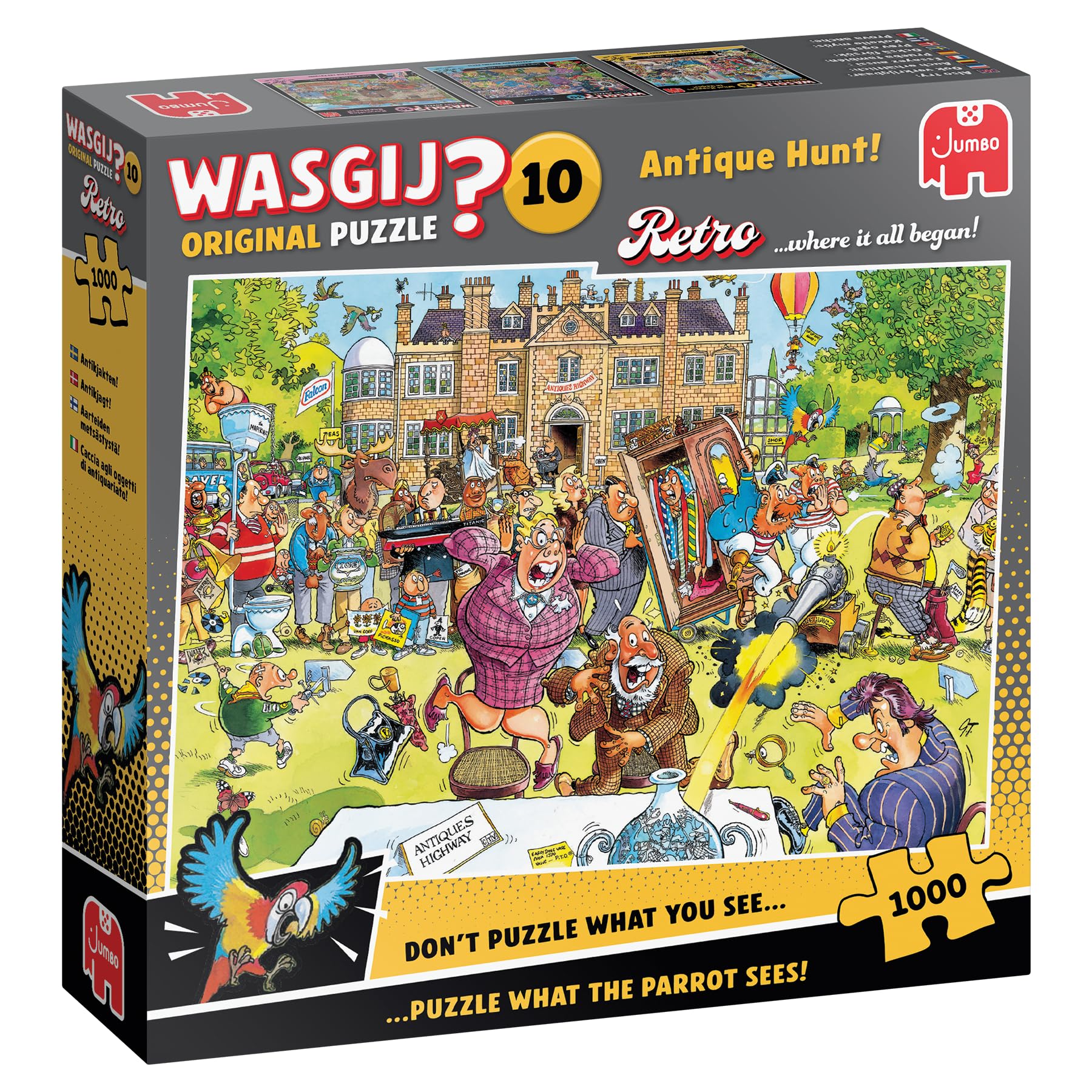Amazon.com: Wasgij Retro Original 10 Puzzle Antique Hunting 1000