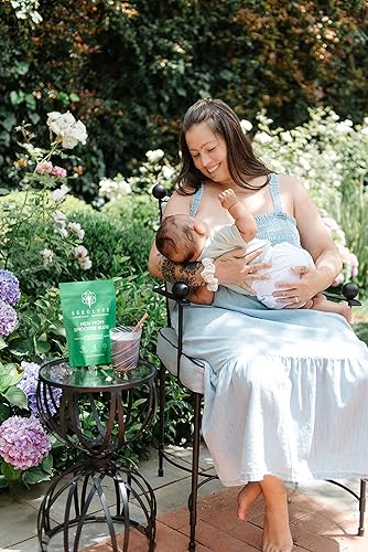 Miniatura 2 de Mezcla de batidos de apoyo a la lactancia, levadura de cerveza, colágeno + superalimentos, suplemento posnatal, 30 porciones