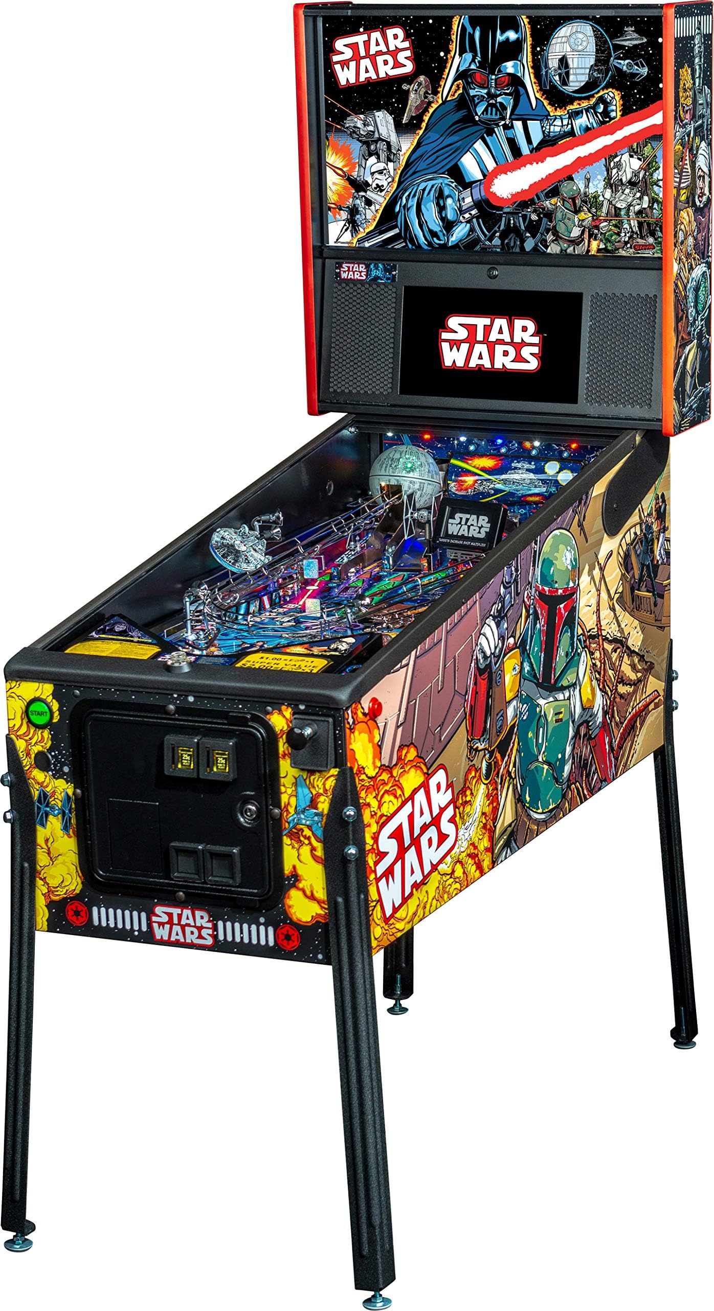 Stern Pinball Star Wars Comic Book Arcade Pinball Machine, Premium Edition