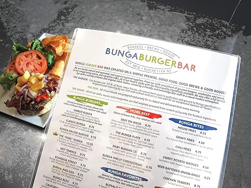 Vista 11 de StoreSMART® HPP11X17-MENU-10 - Cubiertas rígidas de plástico para menú, 10 unidades, 11 x 17 pulgadas