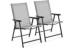 Yaheetech Patio Chairs: Foldable Outdoor Sanctuary for Relaxation