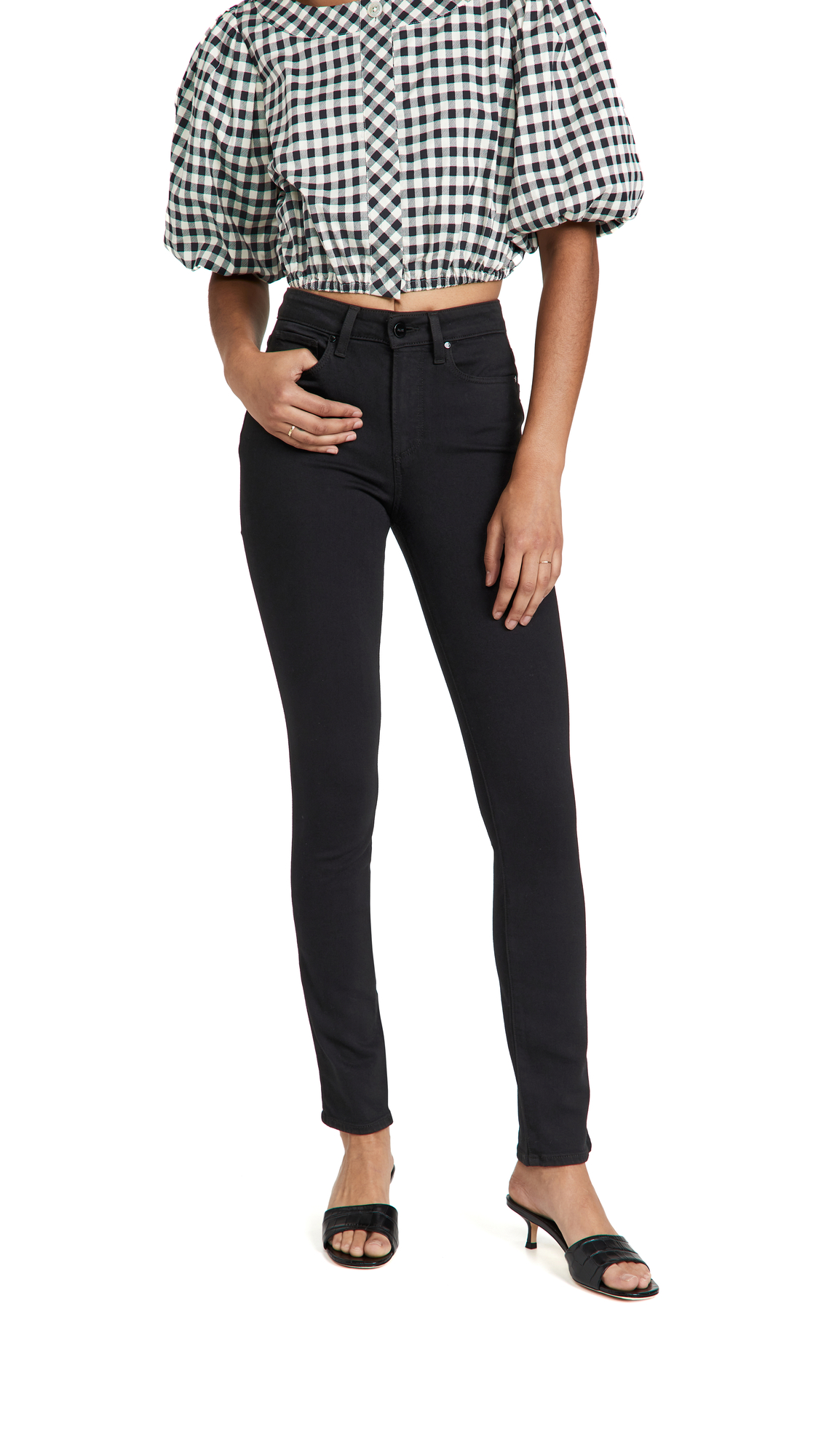 PAIGE Women's Flaunt Bombshell High Rise Skinny Jean