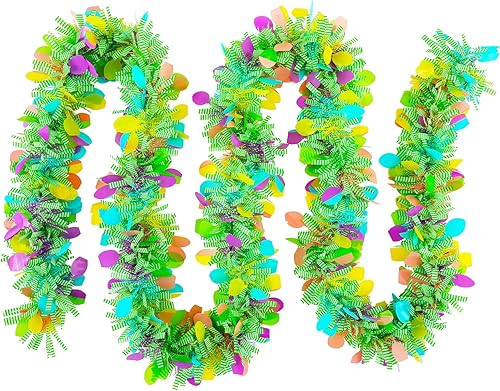 Jutom Guirnalda patriótica de oropel de 19.7 pies para el 4 de julio, guirnalda colgante de color rojo, blanco y azul, para el Día de la