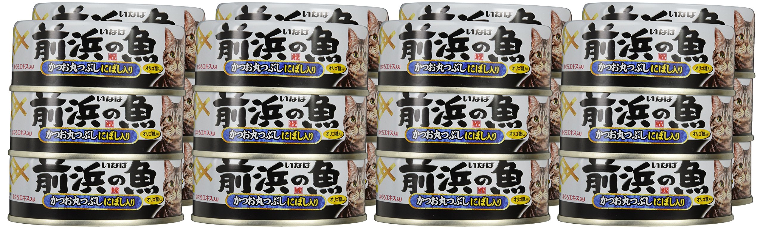 いなば 前浜の魚 かつお丸つぶし 3種類 115g×96缶 Amazon.co.jp: いなば 前浜の魚 かつお丸つぶし にぼし入り 115g 24個