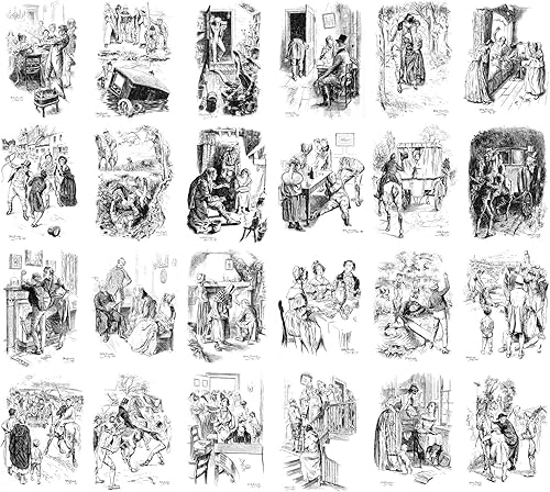 Miniatura 9 de Postales vintage 24 unids Poor Jack Vintage libro grabado ilustración