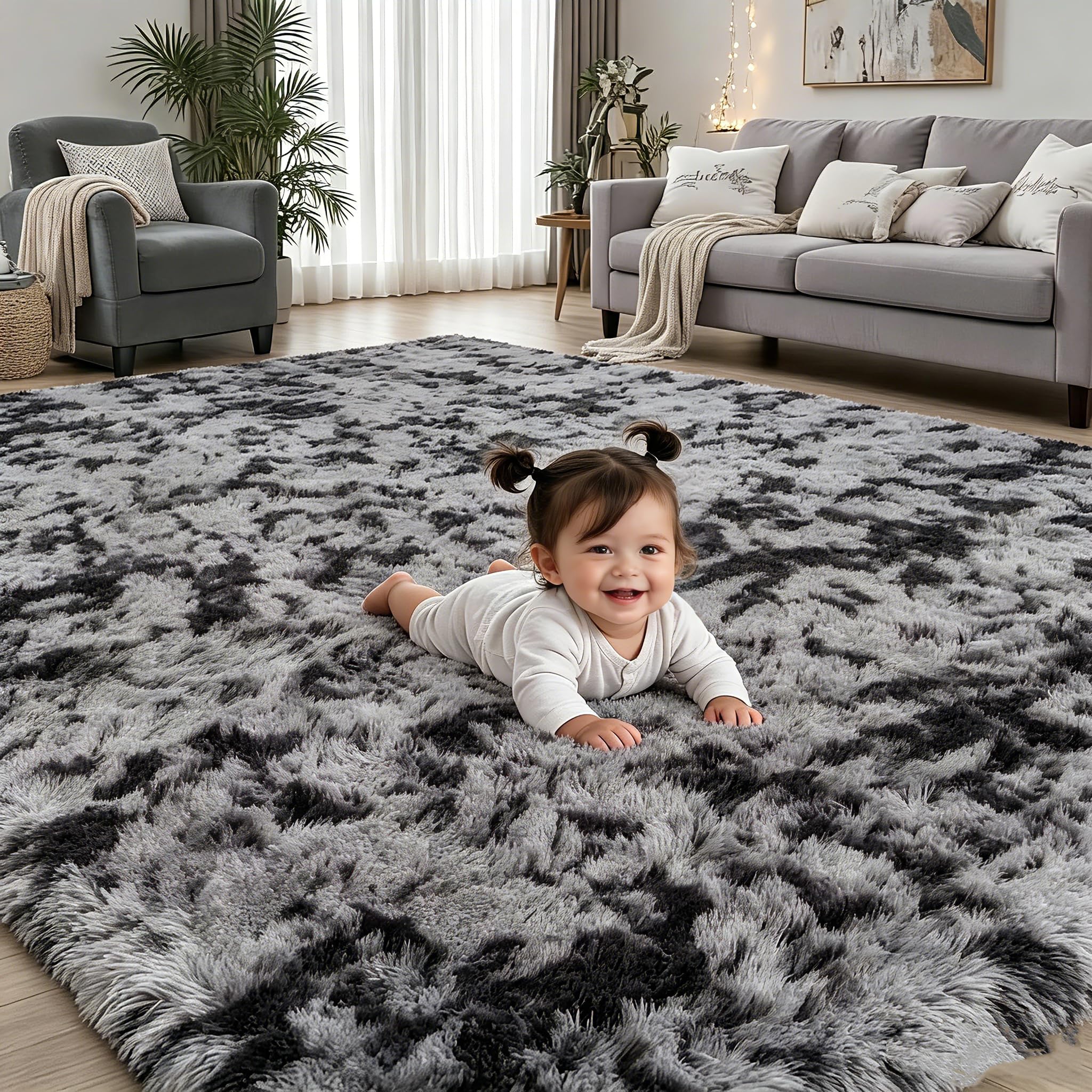 GarveeHome 8x10 Shag Rug