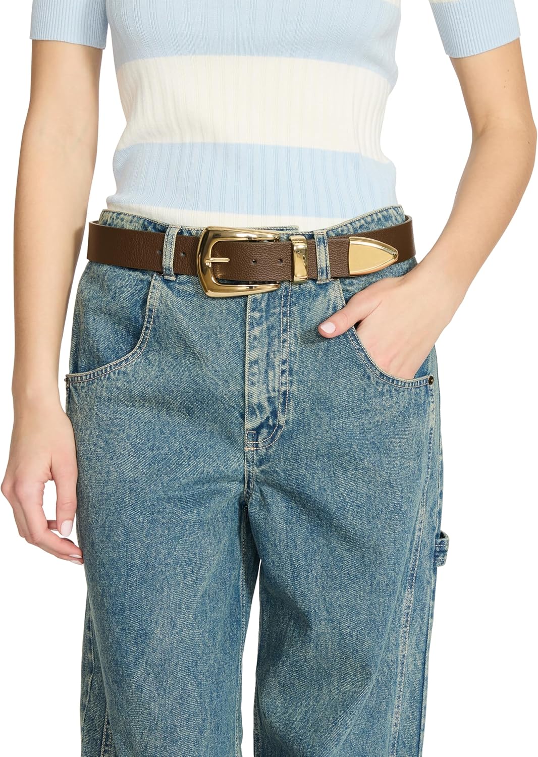 Steve Madden Women's Lawrence Pant Belt